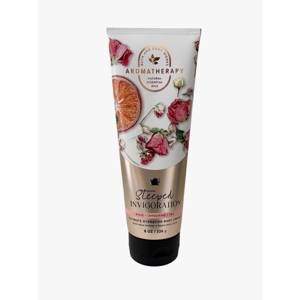 Bath‎ & Body Works Aromatherapy STEEPED INVIGORATED Ultimate Body Cream -8 OZ